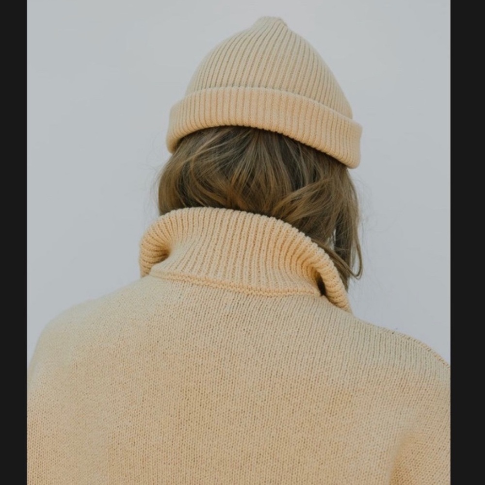 James Street Co Adult Port Beanie Butter